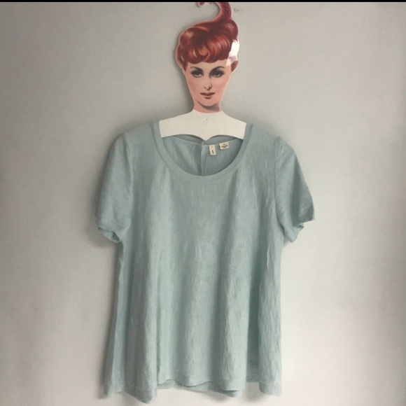 ANTHRO Short Sleeves Floaty Knit Sweater NWT - Picture 6 of 7